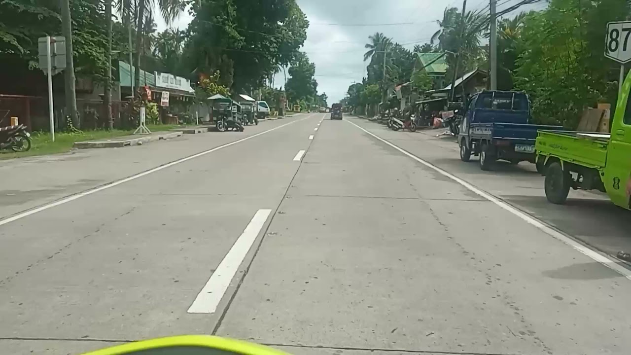 Axel Martin delivery going to San.jose Mahinog..