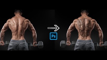 How to Add Amazing Tattoos Under 3 Minutes with Photoshop!