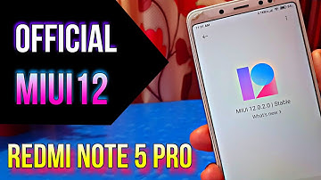 Official Stable MIUI 12 On Redmi Note 5 Pro 😍