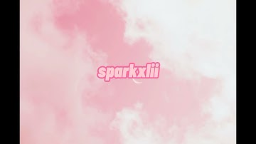 My first video - my new intro ( read desc) :::sparkxlii::: 💗🎀