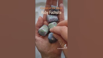 What are the benefits of Ruby Fuchsite #glowbyamber #crystals #ruby