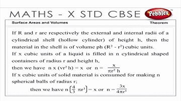 Cbse 10th Maths | Surface areas and volumes | NCERT | CBSE Syllabus | Animated video