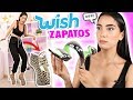 PROBANDO LOS ZAPATOS MÁS RAROS DE WISH ¿QUÉ ES ESTO ? 😱 | Claudipia