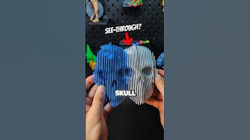 3D Printed Quantum Skull See-through #3dprinting