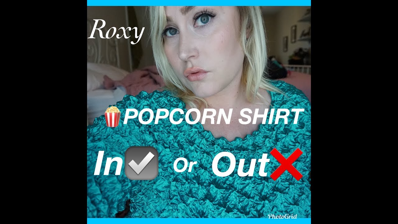 IN or OUT??!! Popcorn Shirt Experiment YouTube