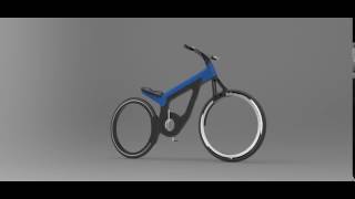 Keyshot 5.64 Animation Render - Hubbless Bicycle