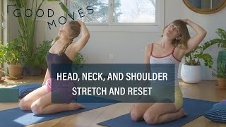 8 Minute Head, Neck, and Shoulder Stretching Routine | Good Moves | Well+Good