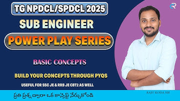 TG NPDCL/SPDCL Sub Engineer: Basic Concepts (Electrical Circuits) PYQ