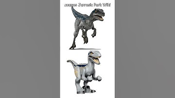 LEGO keeps Changing this Velociraptor! #lego #jurrassicworld #legosets #minifigures #dinosaur