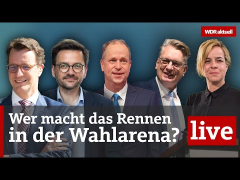 Live: WDR Wahlarena zur Landtagswahl NRW: Fünfkampf der Spitzenkandidat:innen | WDR aktuell