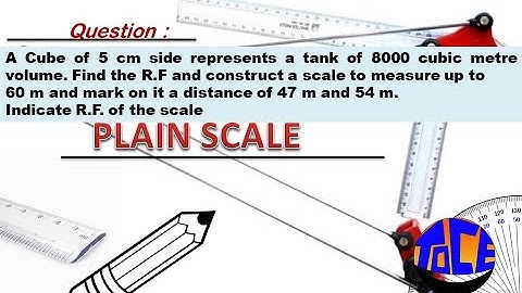Engineering Graphics - Plain Scale Problem 2