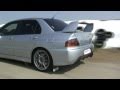 Mitsubishi lancer evo ix stage i 380 hp vs bmw 550i xdrive f10 stock 4wd