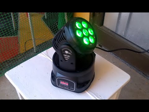 Mini Led Moving Head Test @VeslinovPredragandroid