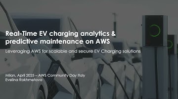 Real-Time EV Charging Analytics & Predictive Maintenance on AWS