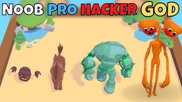 NOOB vs PRO vs HACKER vs GOD in Merge Tactics