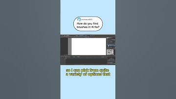 How to Find Brushes in Krita (Tutorial)