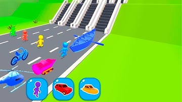 Shape Shifting #4 Games All Levels  Gameplay  Android  IOS, Walkthrough Mobile Stick Run