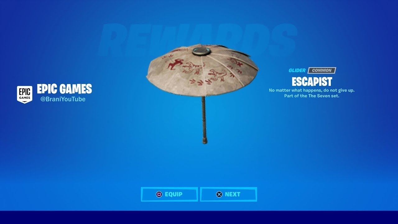 HOW TO UNLOCK THE NEW ESCAPIST UMBRELLA IN FORTNITE YouTube