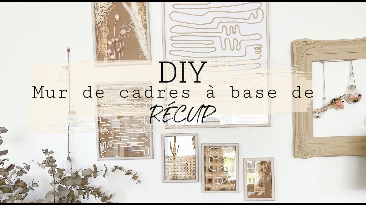 DIY déco : un mur de cadres bohème - C by Clemence