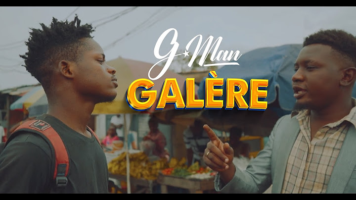 G-MAN galère ( clip officiel )
