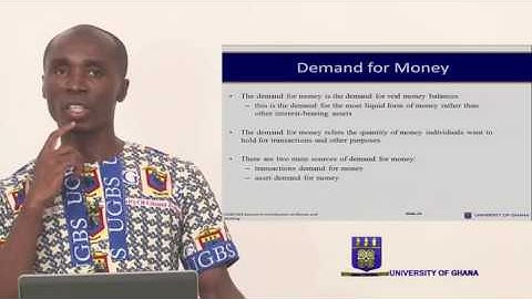 UGBS 204 : SESSION 6 - INTRODUCTION TO MONEY AND BANKING