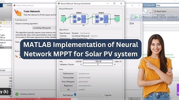Neural Network MPPT | MATLAB Implementation of Neural Network-Based MPPT for Solar PV System
