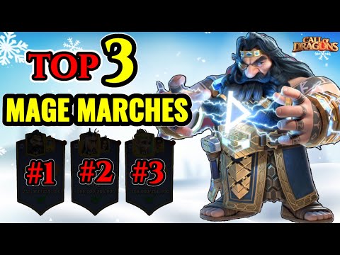 Top 3 Endgame Mage Marches in Call of Dragons