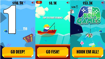 Go Fish! Gameplay Walkthrough #1 (Android, IOS)