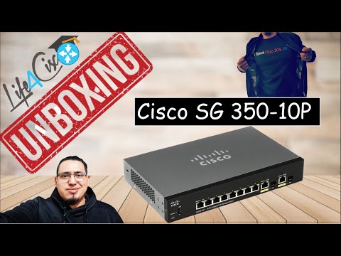 Unboxing Cisco Switch L2 SG350-10P