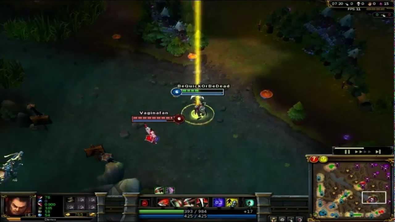 Darius Ult Teleport Glitch.