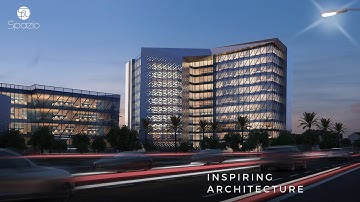 Office Building Architecture Design by Spazio Dubai | Modern Exterior Design for Buildings Complex