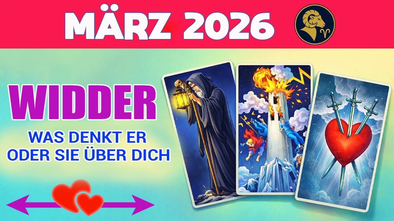 Widder ☀️ Was Denkt Er Oder Sie Über Dich? Eine Überraschende Nachricht Steht Kurz Bevor ☀️