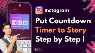 How To Put Countdown Timer On Instagram Story !