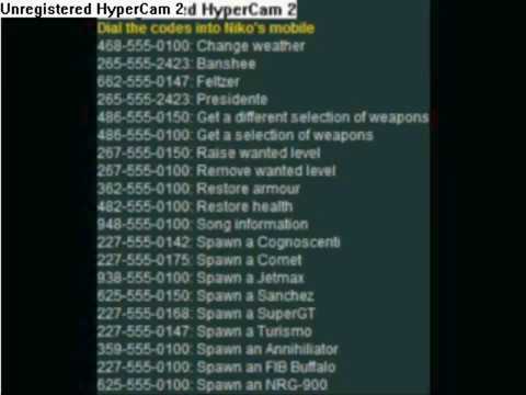 GTA IV Cheats PC/PS3/Xbox 360 - YouTube