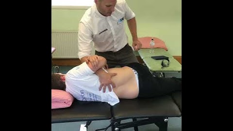 Massive back crack / lower back adjustment using an #Osteopathic manipulation technique