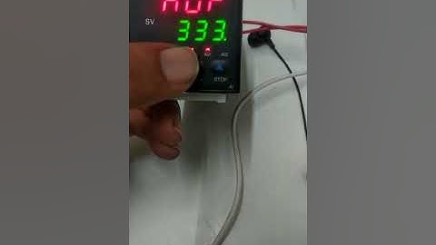 Yudian High Alarm and Low Alarm Setting