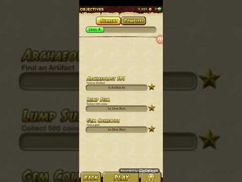 Temple Run - Collect 500 Coins In One Run.