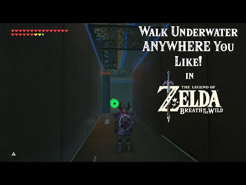 How to Walk Underwater With Collision Overload and the Boomerang Curse in Zelda Breath of the Wild!