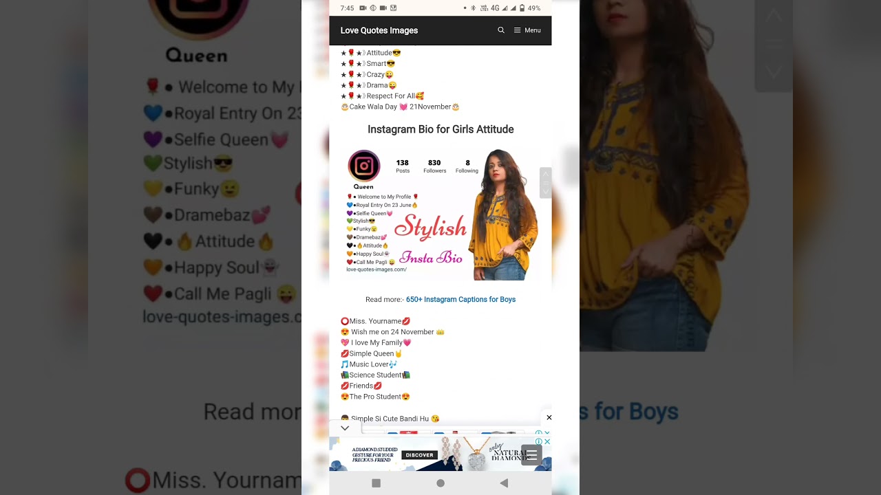 instagram girls bio ideas 💡💡💡