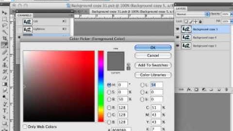 PHOTOSHOP LAB MODE COLOR CHANGE