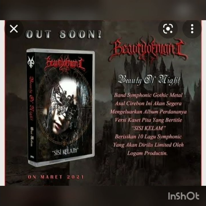 Story' Wa Ghotik Metal Beauty Off Night-Sisi Kelam