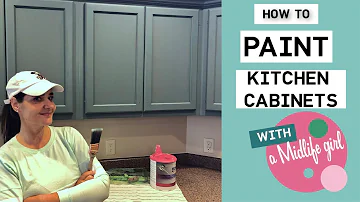 How to Paint Kitchen Cabinets with a DIY Hack to Save Time and Money!