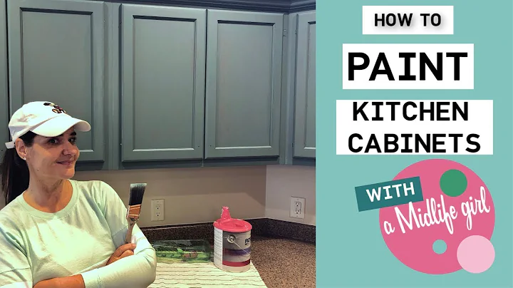 How to Paint Kitchen Cabinets with a DIY Hack to Save Time and Money!