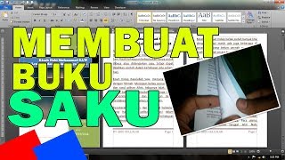 Cara membuat buku saku di Mocrosoft Office Word