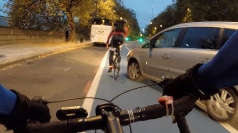 London cycling, craziest near misses ever, no filter