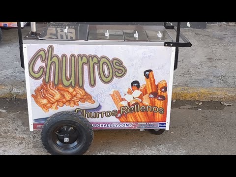 Carrito Para Churros Rellenos Y Sencillos