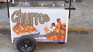 Carrito Para Churros Rellenos Y Sencillos