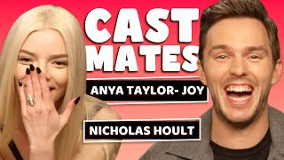 What Is Anya Taylor-Joy Scared Of? Anya Taylor-Joy & Nicholas Hoult Test Their Friendship|Cast Mates