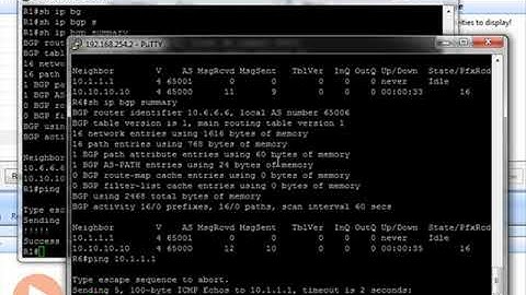 cisco ccnp route bgp 18   Configure BGP Demo   Cisco CCNP ROUTE BGP