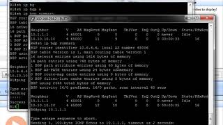 cisco ccnp route bgp 18   Configure BGP Demo   Cisco CCNP ROUTE BGP